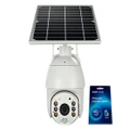 Elinz Wireless Solar Security 4G IP 1080P PTZ Camera CCTV Waterproof Built-in Battery ALDI Sim