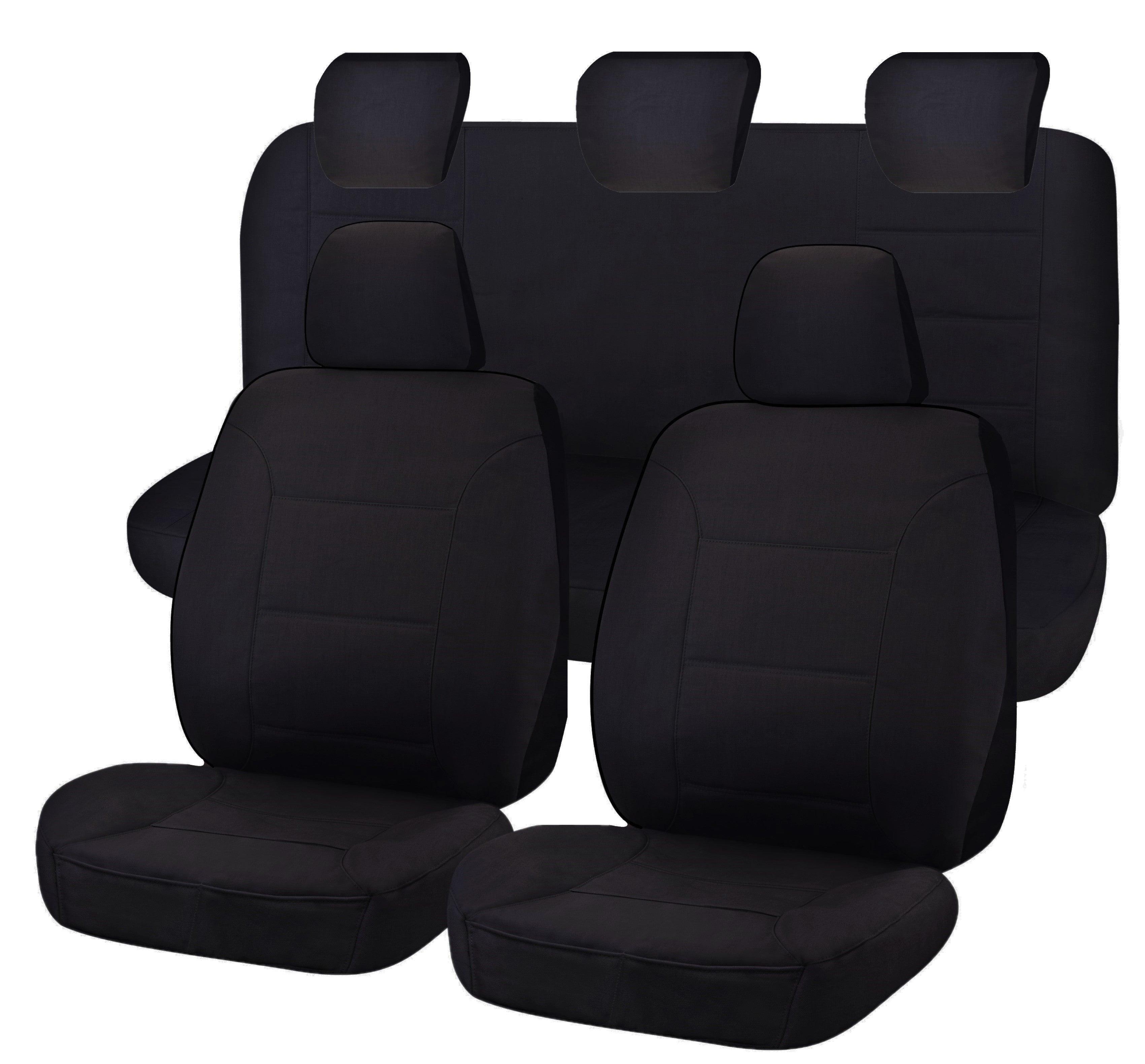 Challenger Plus Full Canvas Seat Covers - For Toyota Hiace Commuter Bus 12 Seater(02/2019-On)