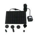 Square 9V 1.8W 200 L H Solar Fountain Water Pump Panel Kit for Pool Garden Pond Waterpump Aquarium Brushless #2