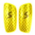Soccer Training Calf Protector Breathable Football Leg Pad yellow