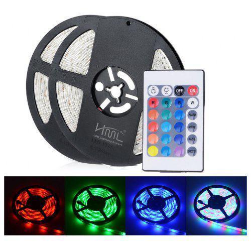 2pcs HML 5M Waterproof RGB LED Strip Light RGB Color