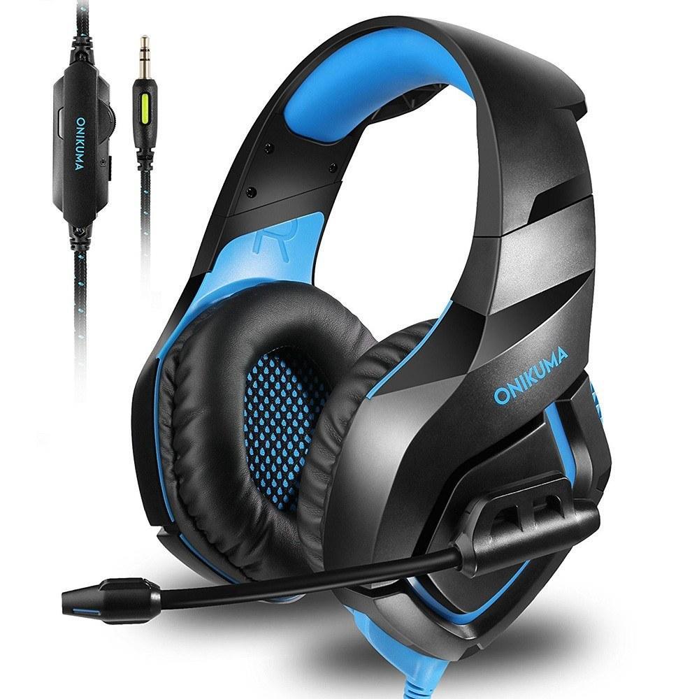 ONIKUMA K1 Gaming Over ear Headset blue