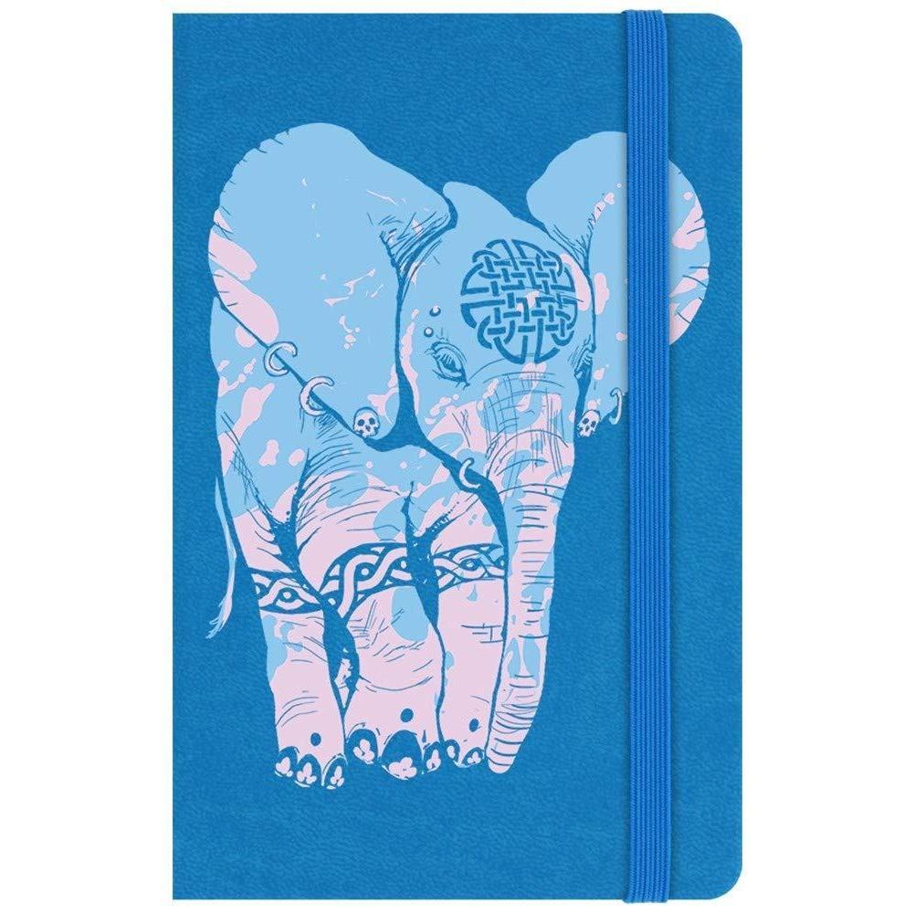 Unorthodox Collective Elephant A6 Hard Cover Notebook (Blue) (A6)