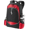 Bullet Benton 15in Laptop Backpack (Solid Black/Red) (33 x 13.9 x 45 cm)