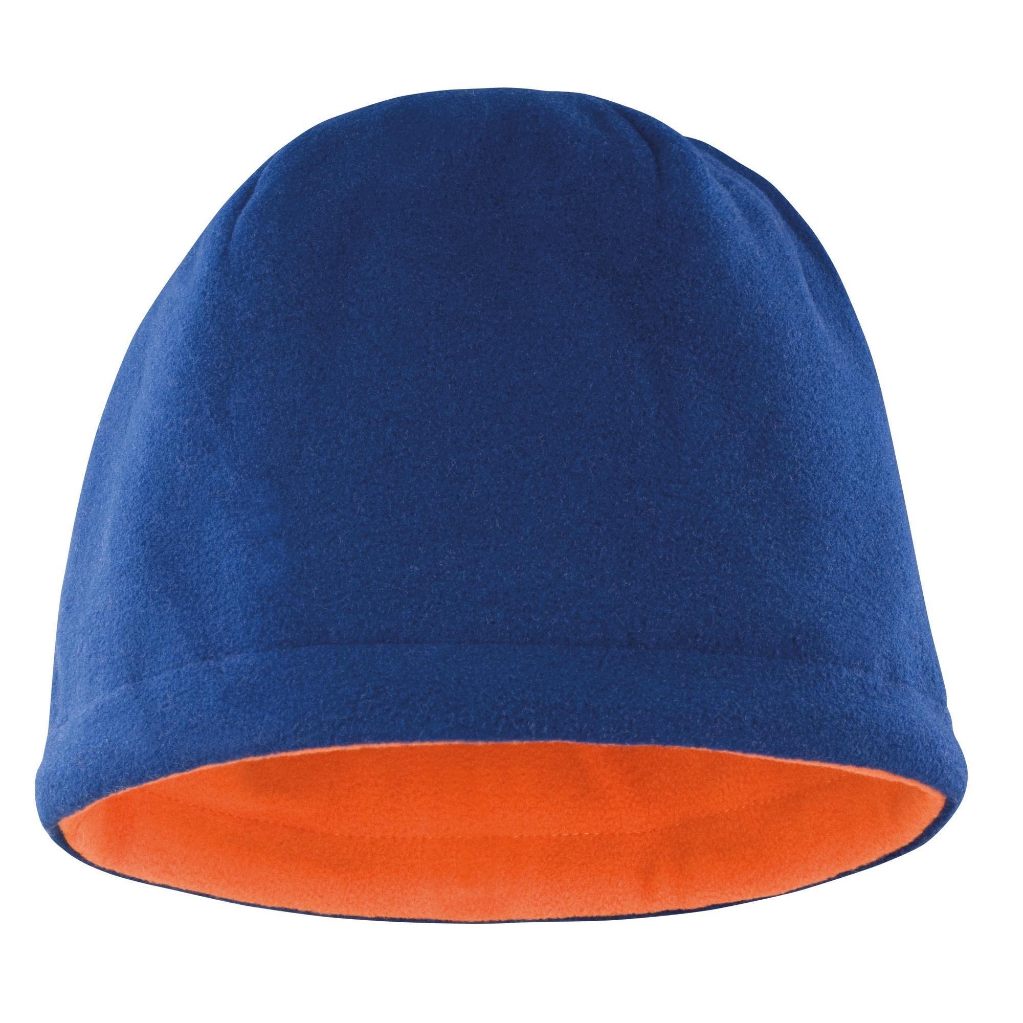 Result Unisex Winter Essentials Reversible Fleece Skull Hat (Navy / Orange) (One Size)