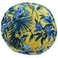 Riva Home Amazon Jungle Round Cushion Cover (Teal) (50x12cm)