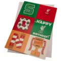 Liverpool FC Son Birthday Card (Red/Green/White) (23cm x 15cm)