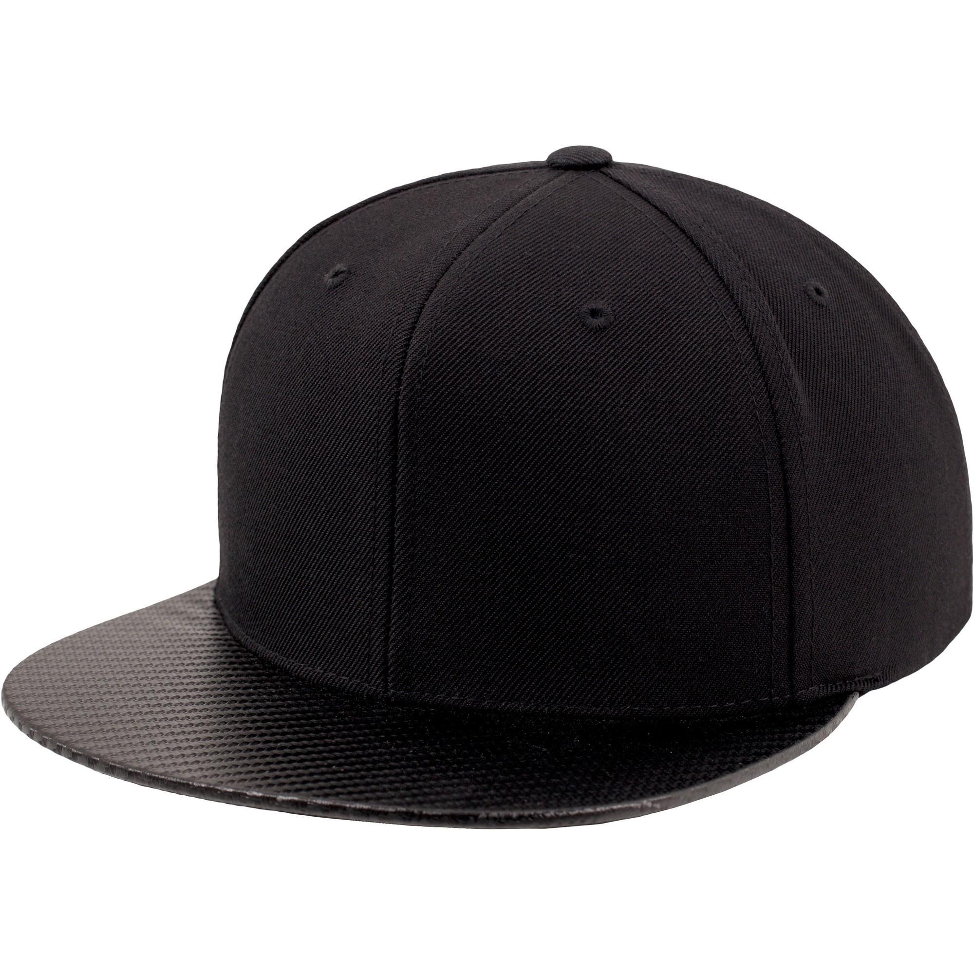 Flexfit by Yupoong Unisex Carbon Snapback Cap (Black) (One Size)