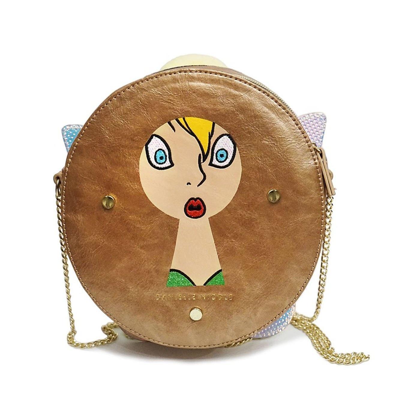 Danielle Nicole Disney Tinkerbell Crossbody Bag (Brown) (One Size)