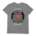 Pyramid International Unisex Adult Music Loving Crate Digging T-Shirt (Grey) (L)