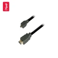 3 Pack Micro HDMI to HDMI Cable (Male to Male, 1.2m) - Afterpay & Zippay Available