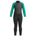Urban Beach Womens/Ladies Sailfin Long-Sleeved Wetsuit (Black/Aquamarine) (XL)