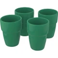 Bullet Staki Stackable Mug Set (Pack of 4) (Green) (One Size)