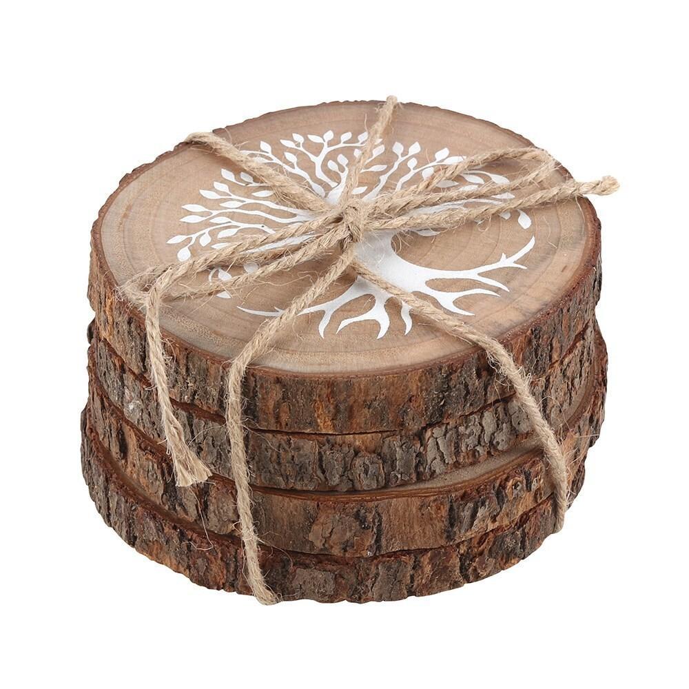 Something Different Tree Of Life Coaster Set (Pack of 4) (Brown) (One Size)