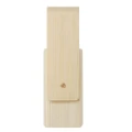 Bullet Rotate 4GB Bamboo USB Flash Drive (Beige) (One Size)
