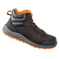 WORK-GUARD by Result Unisex Adult Stirling Nubuck Safety Boots (Black/Grey/Orange) (9 UK)