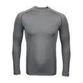 Rhino Mens Thermal Underwear Long Sleeve Base Layer Vest Top (Heather Grey) (XS)