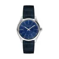 Nautica Men's NAPBST002 Blue Leather Strap Quartz Wristwatch (? 44 mm)