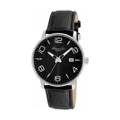 Kenneth Cole IKC8005 Men's Black Leather Watch Strap Replacement