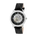 Kenneth Cole IKC8017 Men's Automatic Black Leather Watch (? 43 mm)
