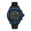 Nautica Men's NAD25504G Quartz Watch, Black Blue Dial, ? 47mm