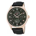 Pulsar Men's Black Leather Strap Replacement - Classic Elegance for the Modern Gentleman