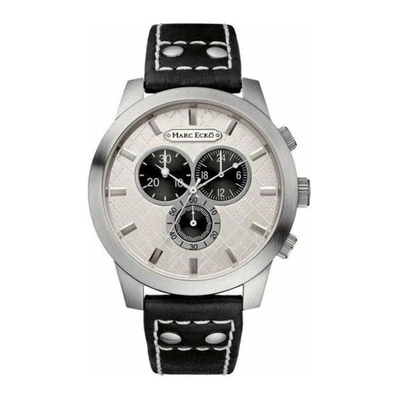 Marc Ecko Leather Grey, Men's Luxury Watch