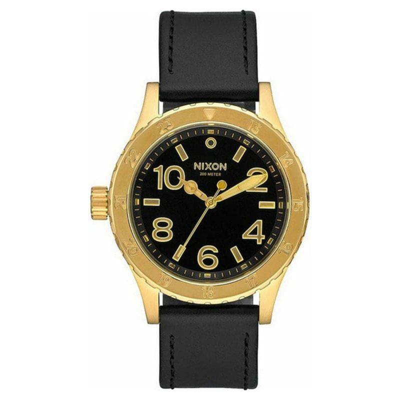 Nixon A467-513-00 Unisex Black/Gold Quartz Watch (38mm)
