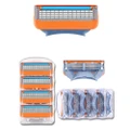 Set of 4 Pcs Replacement for Gillette Fusion 5 Series Razor Shaving 5 Blades Trimmer