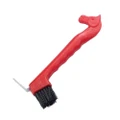 Lincoln Horse Head Hoof Pick With Brush (Red) (One Size)