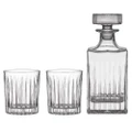 3pc Xavier Whisky 650ml Decanter Bottle/275ml Glasses Cup Drinkware Set Clear
