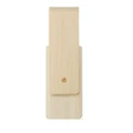 Bullet Rotate 8GB Bamboo USB Flash Drive (Beige) (One Size)