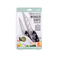 2 Piece Set Wonder Knife Kitchen Blade Smooth Always Sharp Chef Knives