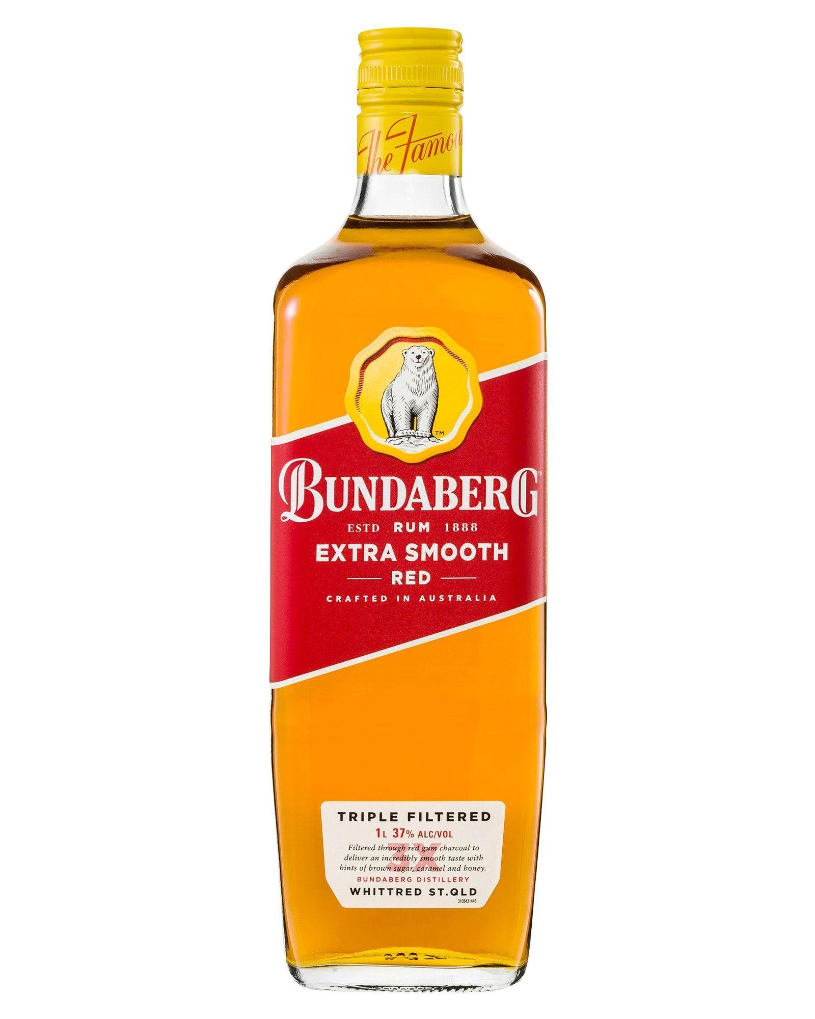 Bundaberg Extra Smooth Red Rum 1L Bottle 1 litre