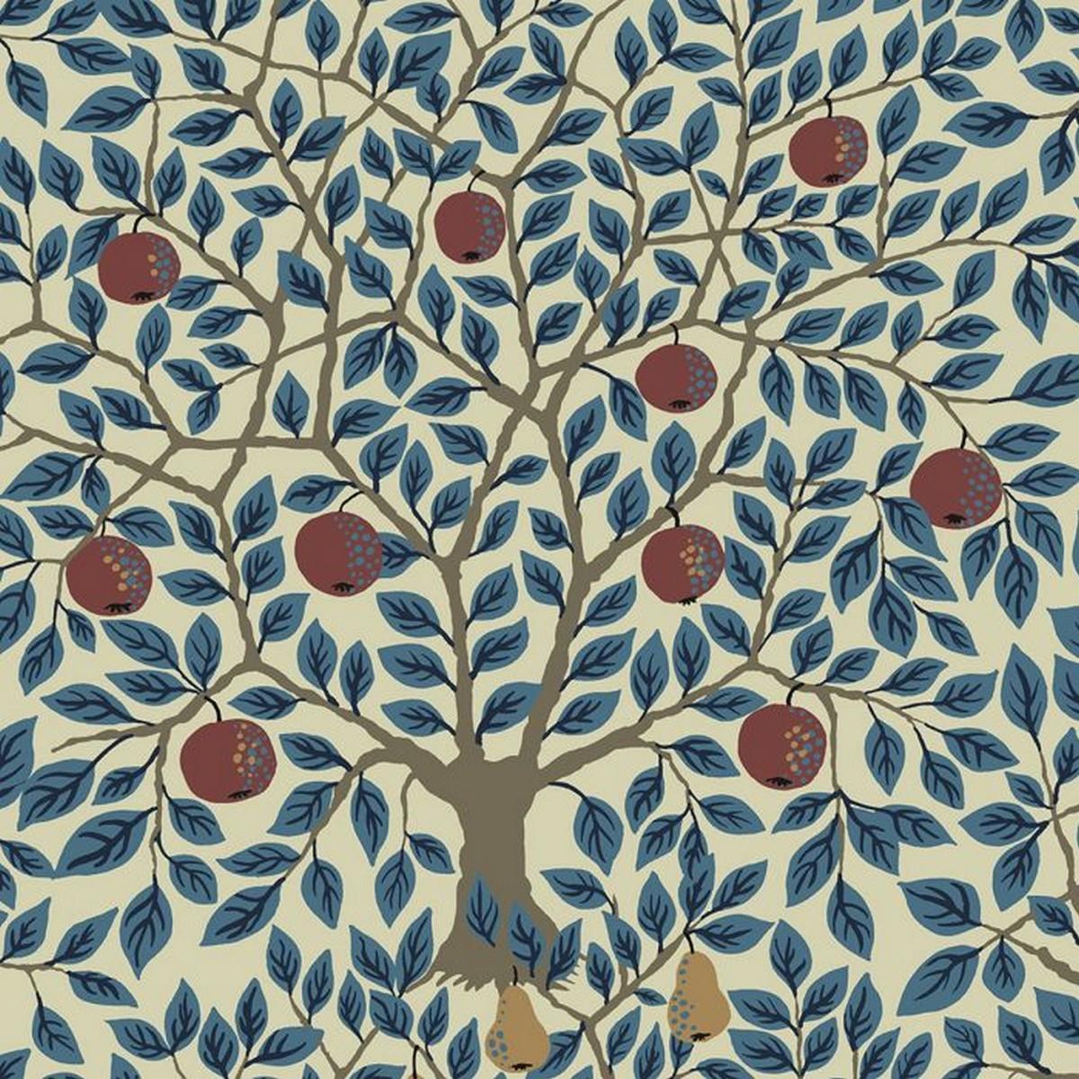 Galerie Apelviken Apple Wallpaper (Blue) (One Size)