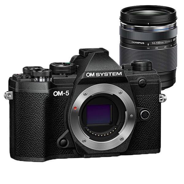 OM System OM-5 Camera w 14-150mm Lens - Black