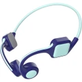 Wireless Bone Conduction Headphones with Microphone Open Ear Headphones-Blue
