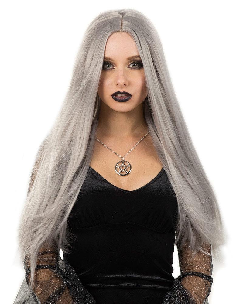 Spirit Deluxe Grey Long Wig