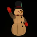 Christmas Inflatable Snowman with LEDs 120 cm vidaXL