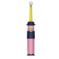 Cartoon Rotating Soft Hair Electric Toothbrush-Pink