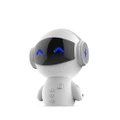 Smart Alarm Clock Speaker Subwoofer Wireless Speaker Portable Robot-white