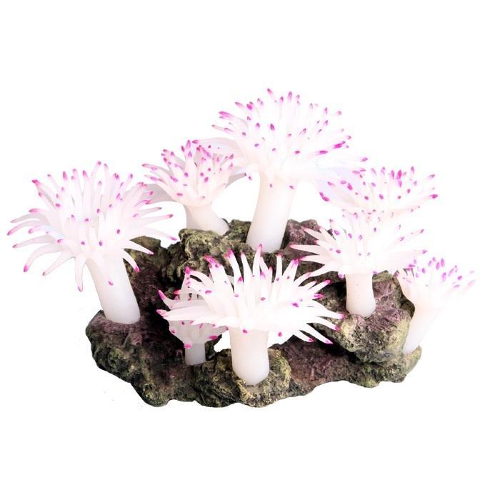 Copi Coral Tube with Anemone 21.5x16.5x13cm Aquarium Fish Ornament by Aqua One