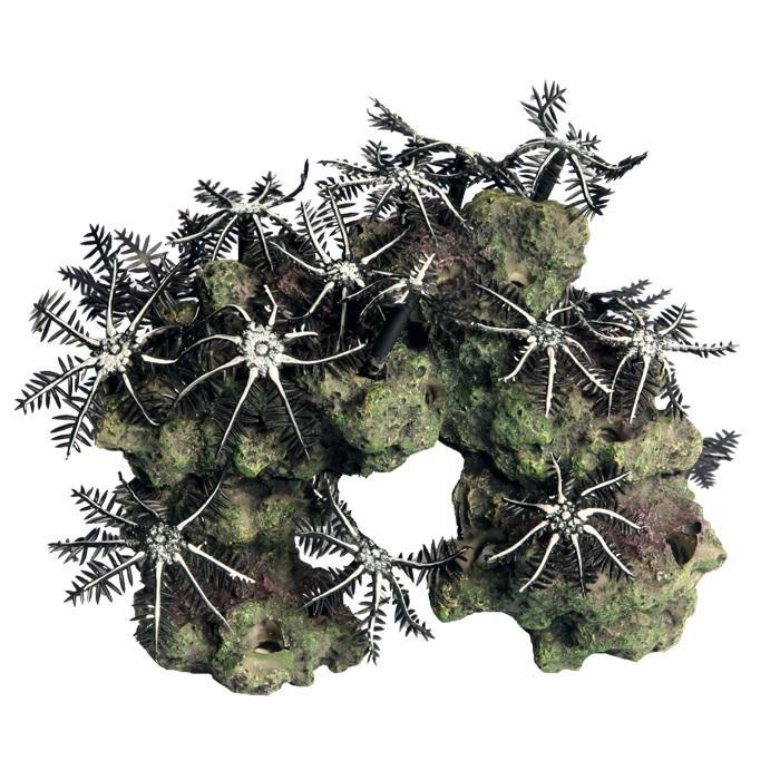 Copi Coral Garden Black & White 18x11x13cm Aquarium Fish Ornament by Aqua One