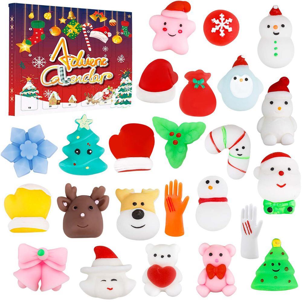 Vicanber Christmas Advent Calendar Blind Box Assorted Toy Kids Xmas Countdown Gifts