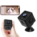 1080P HD Portable Wireless Mini Home Security Camera with Night Vision Motion Detection