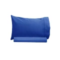 Artex 250TC 100% Cotton Sheet Set Single Cobalt Blue