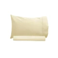 Artex 250TC 100% Cotton Sheet Set Single Cream