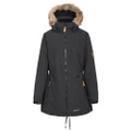 Trespass Womens/Ladies Celebrity Insulated Longer Length Parka Jacket (Black) (XS)