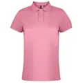 Asquith & Fox Womens/Ladies Plain Short Sleeve Polo Shirt (Pink Carnation) (XL)