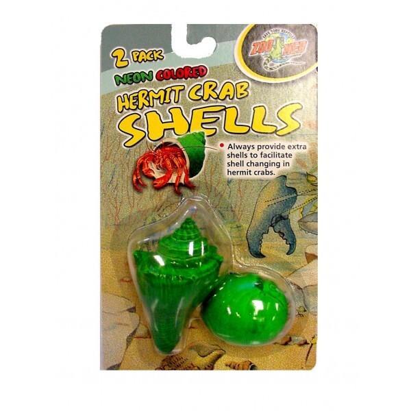 Neon Coloured Hermit Crab Shells 2 Pack by Zoo Med